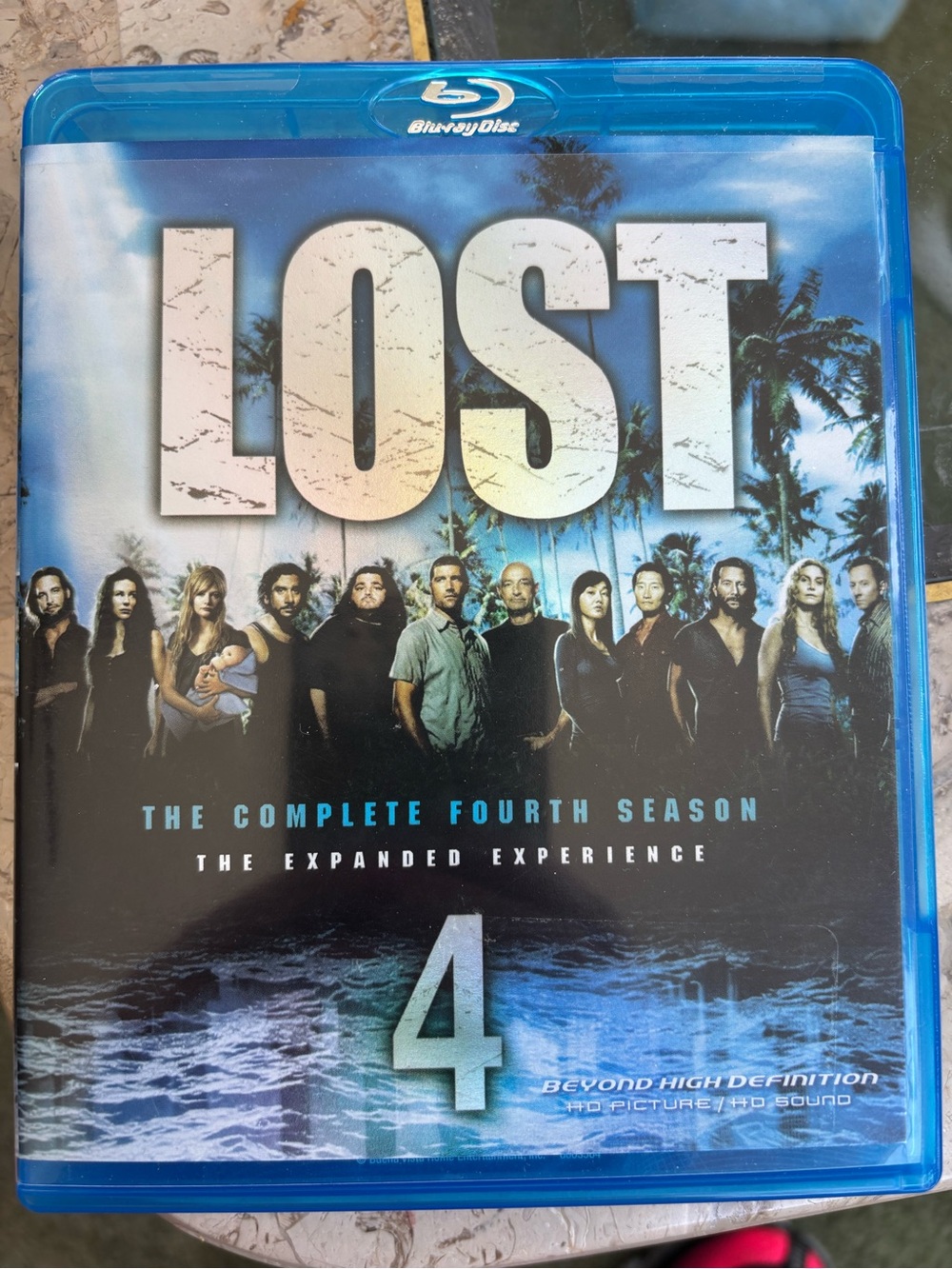 LOST The Complete Fourth Season Blu-ray - Blue Case
